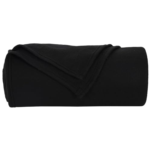 Décoration intérieure chic avec ce grand plaid noir haut de gamme - 5
