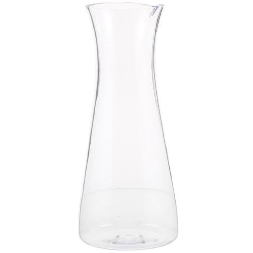 BIUDECO Decantador de Vino Acrílico Transparente Garrafa para Servir y Airear Fiestas y Hogar Material Seguro Alimenticio Diseño Contemporáneo y Tradicional para Bar y Eventos