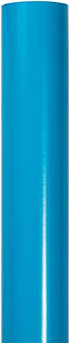 Image of Vinyl Contact Paper Decorative for Cabinets Countertops Kitchen Shelves Liner Self Adhesive Film Peel and Stick Waterproof Removable Wallpaper (Inches 24 x 300, Glossy Blue)