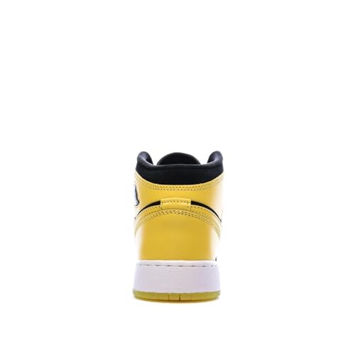 Baskets Nike Air Force 1 junior chaussures mode noir jaune