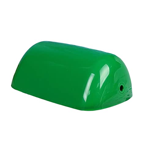Bothyi Classic Banker Lampshade for Table Lamps - Green Plastic Horseshoe Shade Replacement, Art...