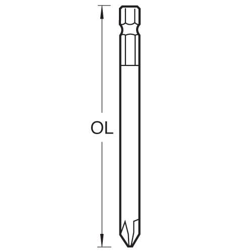 Trend Snappy Phillips No. 2 Screwdriver Bit, 150mm Length, Quick Release Compatible, SNAP/PH/2A, Silver, Variety pack - Image 4
