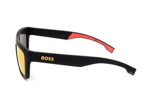 Hugo Boss BOSS 1450/S Matte Black/Orange 57/19/145 men Sunglasses3