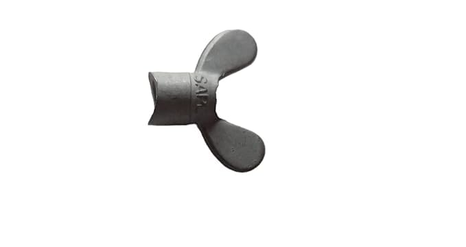 Nut Brake Rod Nut for Yamaha RX 100 and RX 135 (Wing) (Silver)-image-5