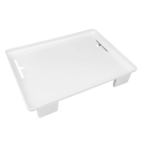Crynvor 32 X 23,3 cm Bandeja Cama, Auxiliar Mesa Mesita Noche Flotante con Clip, Mesitas de Noche Colgantes Flotantes, Almacenamientobandeja para Cama Estante Colgar Guía de Cables