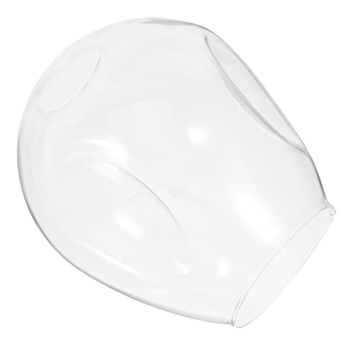Accesorio de lámpara europea de vidrio transparente para solucionar la luz deslumbrante