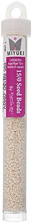 Miyuki Seed Bead 15/0 APX.22g - Antique Ivory Pearl Ceylon Japanese Glass Seed Beads