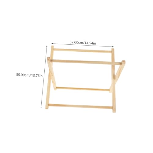 Almacenamiento DIY con Estante de Macramé de Madera Rústico para Libros y Oficina 3