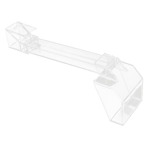 Milisten 水槽フィーダー 食品容器 魚フィーダー休暇 フィッシュボウル 水槽の装飾 水槽フィルター ペット 水族館 魚の給餌カ 池 空気 カメの水槽 Transparent