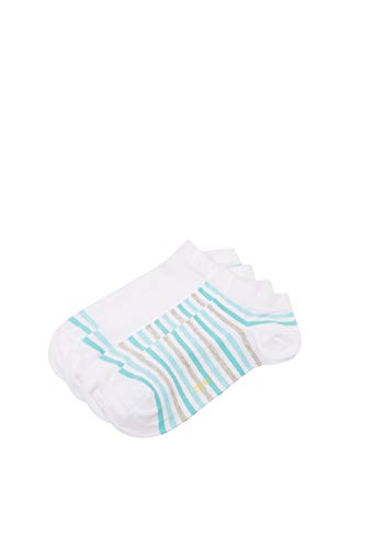 ESPRIT Sneaker Mixed Stripe 2-Pack Baumwolle Damen schwarz weiß viele weitere Farben verstärkte Sneakersocken mit Muster atmungsaktiv dünn fein einfarbig und gestreift im Multipack 2 Paar ESPRIT Sneaker Mixed Stripe 2-Pack Baumwolle Damen schwarz weiß viele weitere Farben verstärkte Sneakersocken mit Muster atmungsaktiv dünn fein einfarbig und gestreift im Multipack 2 Paar