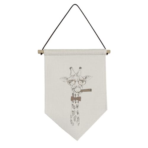 Drapeau en toile cerf effet artistique pour décoration murale moderne