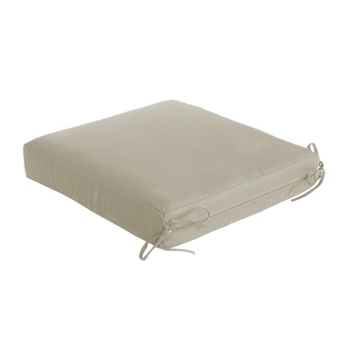 Image of QILLOWAY Outdoor Chair Cushion Set with Strings,Replacement Outdoor Cushions for Patio Furniture.(Beige)