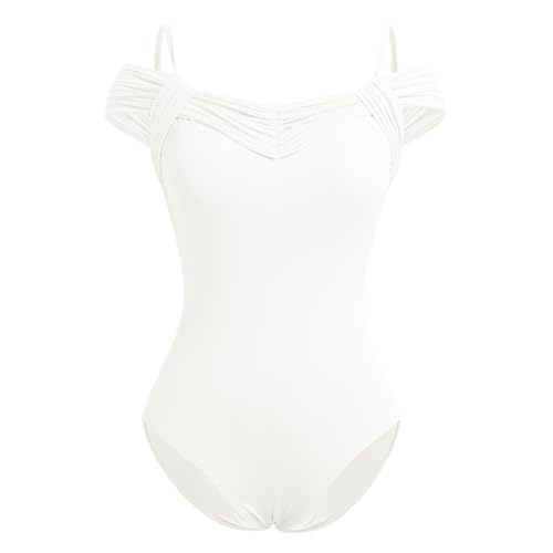 Nyeemya Damen Ballettanzug Spitzen Design - Elegantes Trikot Für Ballett & Gymnastik