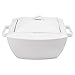 1-częściowy 10.75"biały garnek na zupę porcelanowa miska na zupę z pokrywką i uchwytem 27,5 * 21,5 * 15,5 CM