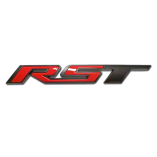 Emblema guardabarros trasero RST con letras 3D de alta calidad para Silve-rado RST