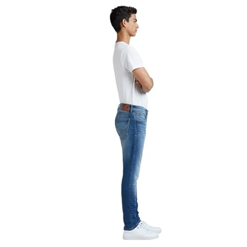 Image of Pepe Jeans Men's Regular Fit Jeans | Mid Rise | Chinox | Jeans for Man