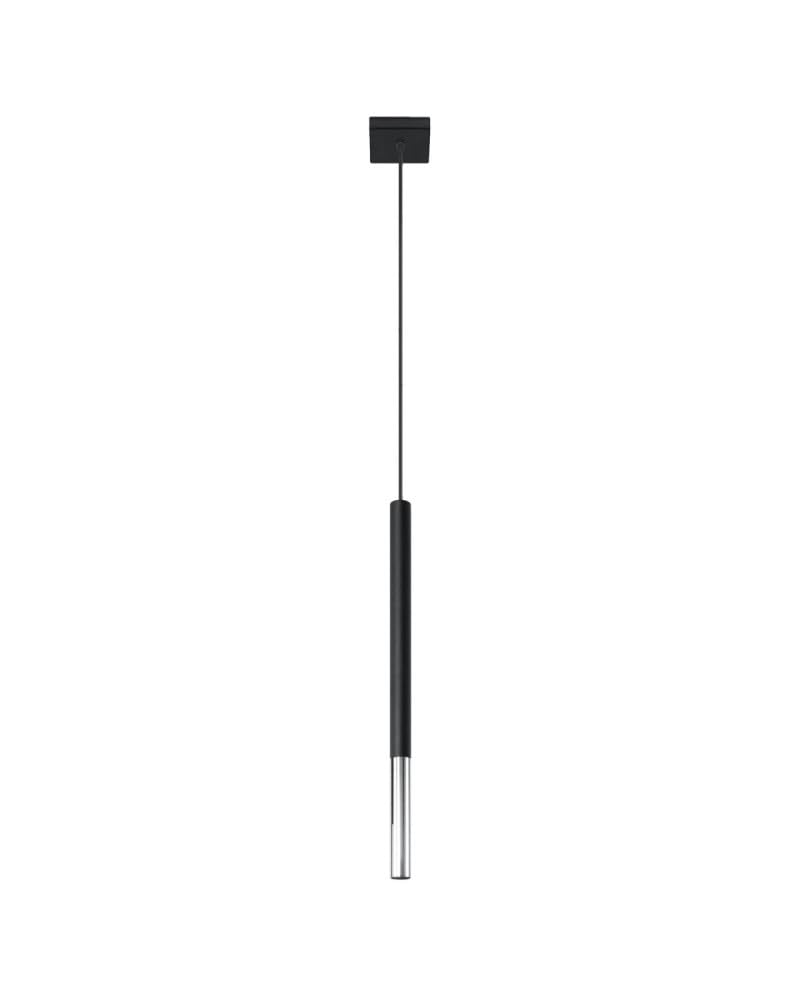 Sollux MOZAICA SL.0885 Slim 8cm Pendant Light Black, Chrome G9