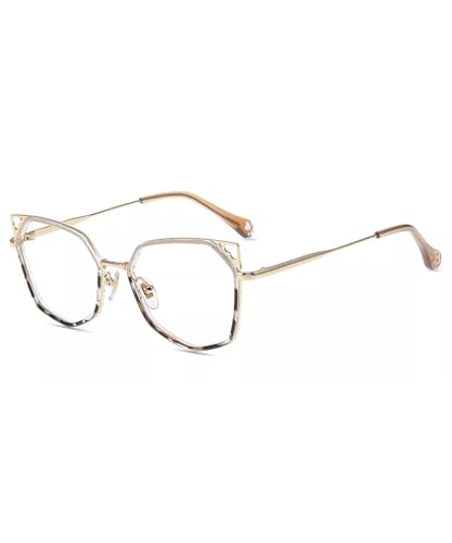 Image of Firmoo Cat Eye Blue Light Reading Glasses for Women, Stylish Cateye Computer Reading Glasses, UV400 Protection