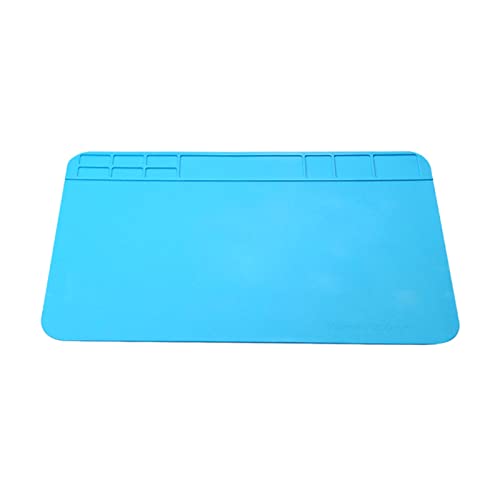 Alfombrilla de Soldadura Antiestática,Alfombrilla Resistente al Calorde de 500 ℃,Almohadilla de Trabajo,Alfombrilla Magnética de Silicona de 30x20 cm,para Reparación de Soldadura Móvil,Tokaneit Cover