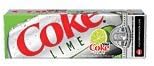 Coca-Cola Diet Coke With Lime, 12 Ounce (12 Cans)