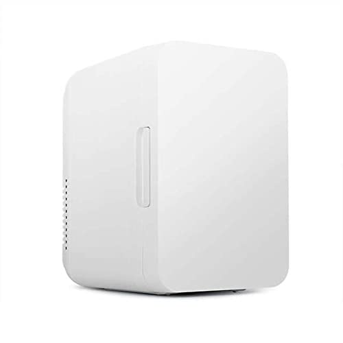 8 L Mini Nevera Para El Cuidado De Piel Refrigerador Portátil Con Función De Refrigeración Y Calefacción -7 °C-50 °C Pequeño Congelador Reefer Eléctrico Para Coche Y Hogar Y Viajes Potencia AC DC(Whit
