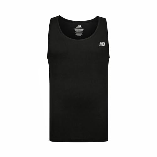 New Balance Men's Cotton Performance Rib Tank Top (Pack of 4)4