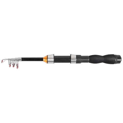 telescopic collapsible extendable fishing rod for saltwater and freshwater lightweight and compact design