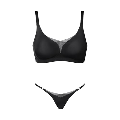 Soutien-gorge dentelle coussin amovible ultra-mince en viscose sans armature pour femme