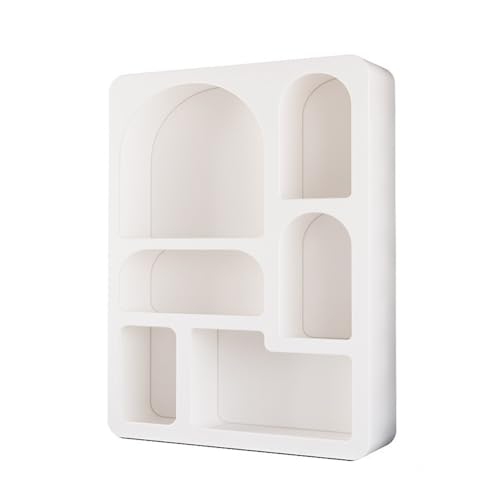 Storage Cabinets, Simple Shelf Wooden Partition Display Cabinet Shelf Arched