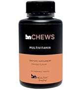 BN Chews Orange - Bariatric Multivitamin Chewable with 27 Essential Nutrients: Vitamins A, B-6, B...