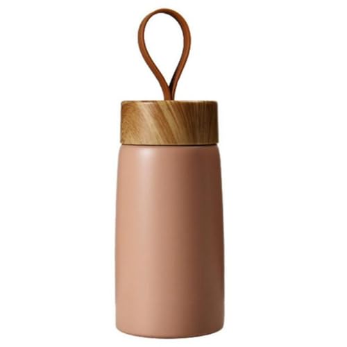 Quystetes de Café Aislada Vaso de Acero Inoxidable 304 Termo de Agua Frasco de Vacío Mini Botella de Agua de Viaje Térmica,B