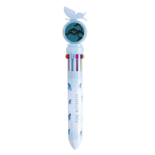 Stylo multicolore culture japonaise bleu pour organiser vos cahiers et fournitures scolaires