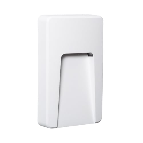 LEDKIA LIGHTING Baliza Exterior LED 3W Superficie Pared Rectangular Nilsa 4000K Blanco Blanco Neutro