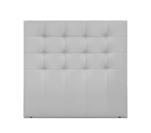 Cabeceros de Cama 135 Gris Tapizado Marca DHOME