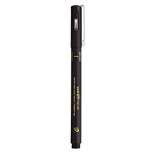 Image of uni-Ball PIN BR-500EF Fine Line Brush (Black), Pack of 1