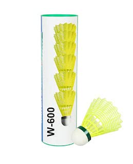 BluBasket Badminton Nylon Shuttlecock with Heavy Cork with Excellent Flite, Kids Beginners Practice Shuttle Cocks Set of 6 Piece (B0BN4PVBPM) Amazon Price History, Amazon Price Tracker