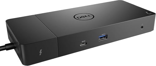 (Refurbished) Dell WD19TB Thunderbolt Docking Station with 180W AC Power Adapter (130W Power Delivery) (Black)