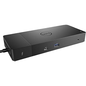 DELL Estación de acoplamiento Thunderbolt WD19TB con adaptador de alimentación de CA de 180 W (entrega de energía de 130 W) – (RENOVADO)
