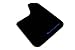 Rally Armor MF12-BAS-BL Black, Blue Mud Flap with Logo (Universal Fitment (no Hardware) Basic)