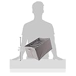 Amazon Basics Underwear Dresser Drawer Organizers, Gray | Pack of 2 - Image 5