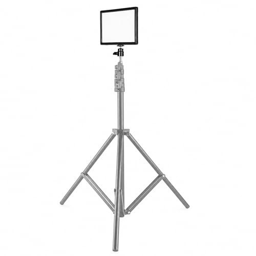 Image of LED Panel Photography Equipment Mini Portable Fill Light 3200-6200K RGB Video Light - Adjustable Color Temperature & Brightness for Studio and Outdoor Portraits