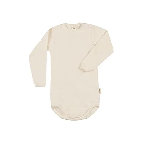 DILLING Baby Long Sleeve Bodysuit in Wool/Silk Cover