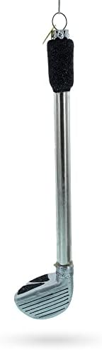Elegant Golf Club Blown Glass Christmas Ornament - Image 5