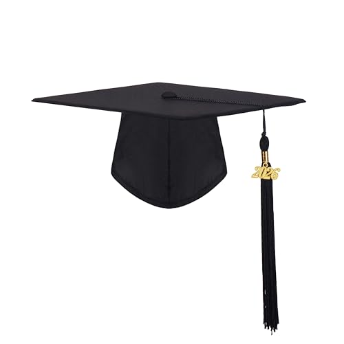 Image of GradClassical Matte Graduation Cap and Gown 2026 Set for High School and College Bachelor