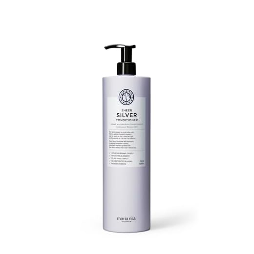 Maria Nila Care & Style - Sheer Silver Conditioner 1 l, närande balsam för blont hår