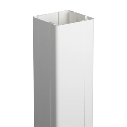 Weatherables 4x4 Vinyl Post Wrap Weatherproof Premium Outdoor Vinyl Porch Post Wrap for Quickly Refreshing Existing Deck Patio and Porch Posts (4x4x96 White)