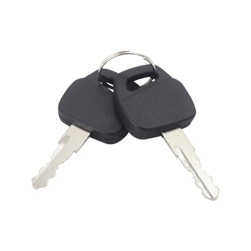 LUCKYROC Forklift Parts Key 2 Pcs 0009730418 0009701307 Compatible with Linde 391-02 392-02 393-02 394-02 396-02 396-03