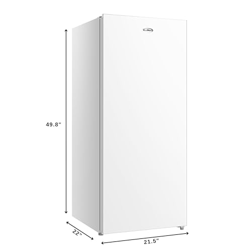 KoolMore KM-RUF-7S 7 cu. ft. Convertible Garage Ready Upright Freezer/Refrigerator in White on Fridge.com