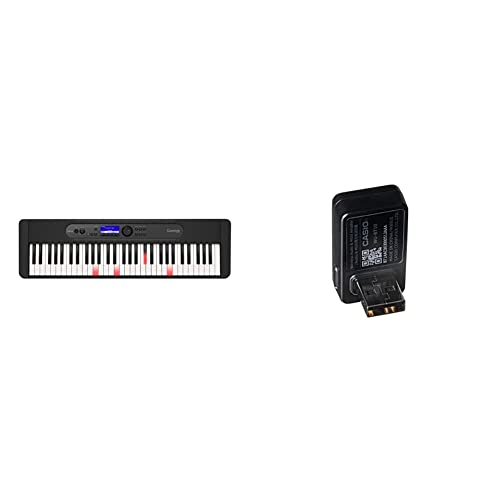 Casio 61-Key Portable Keyboard (LK-S450) and Wireless Bluetooth MIDI/Audio Adapter (WU-BT10)