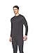 Terramar Men's Thermasilk Filament Crew (Black, Large)
